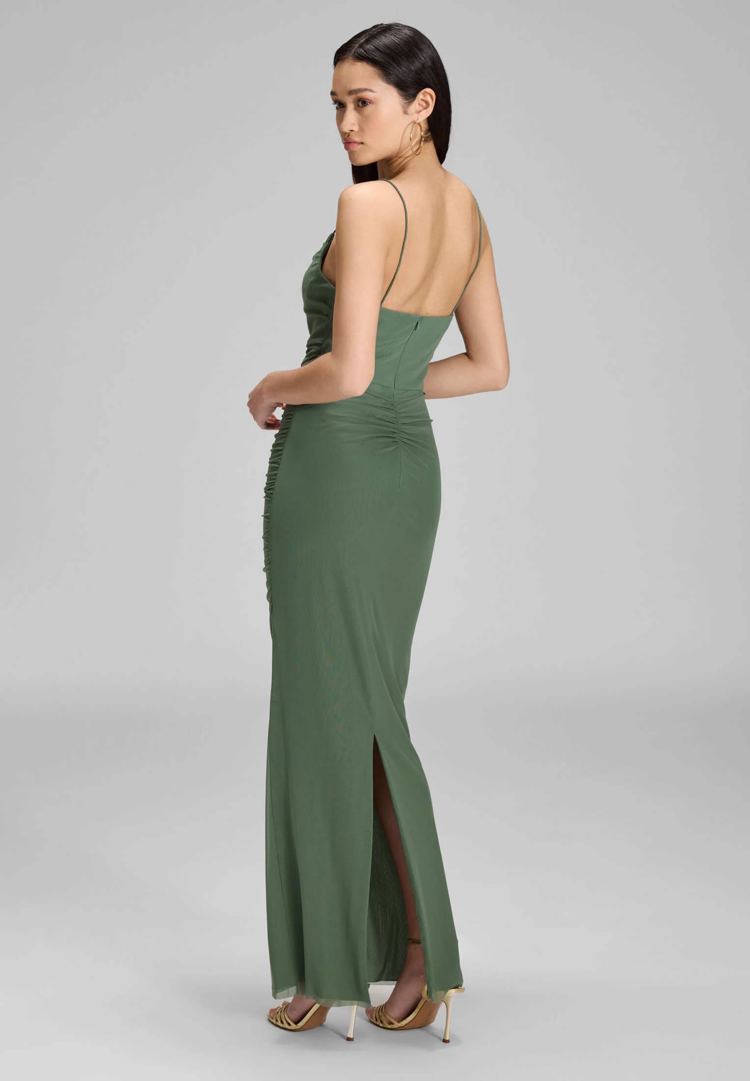 Bodycon-Kleid mit feinen Raffungen - Image 20