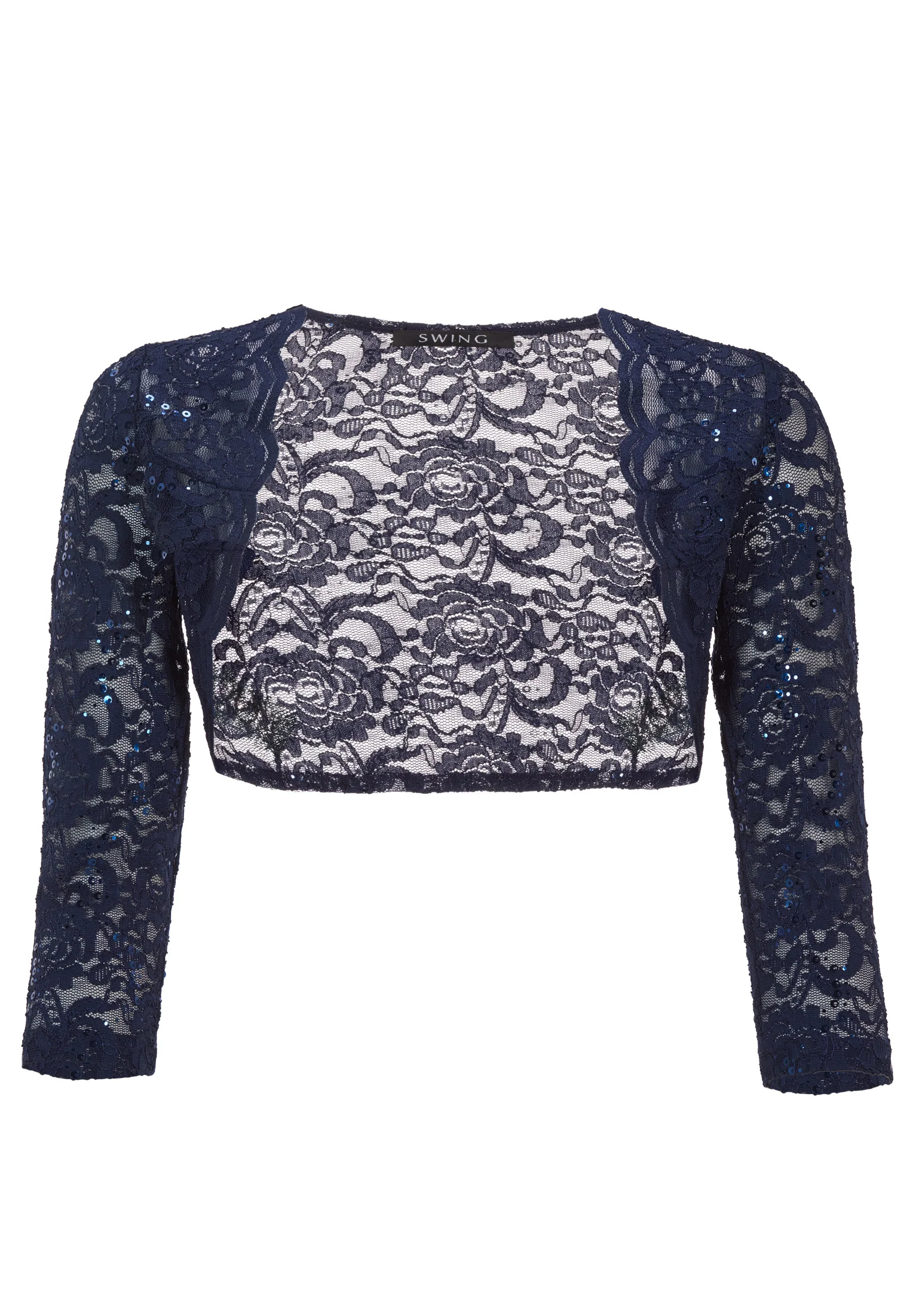 Bolero aus Spitze mit Bogenkante - Image 6