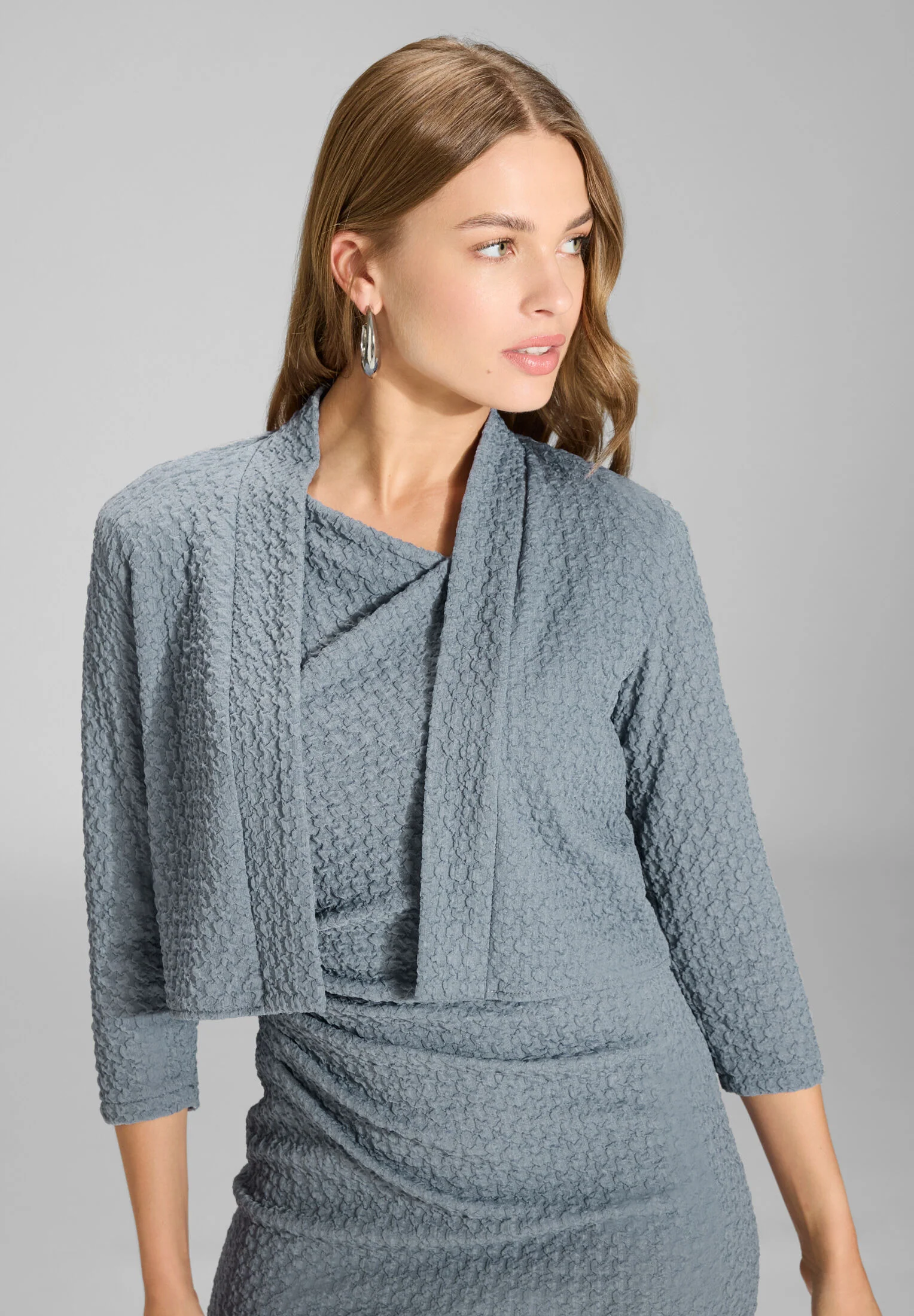 Bolero Jacke aus Jersey Cloque - Image 9