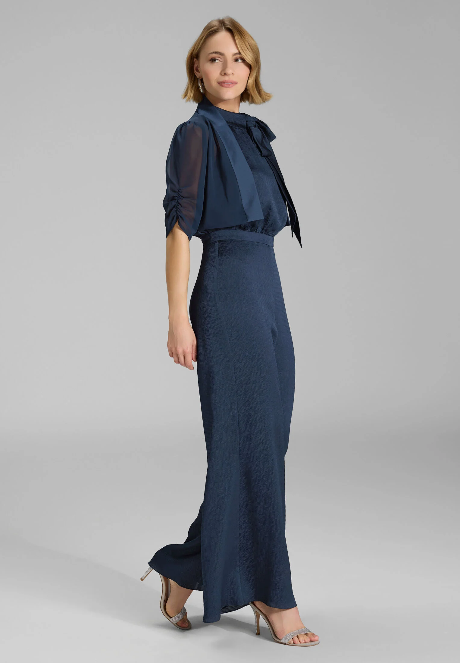 Chiffon Bolero mit Satin Blende - Image 5