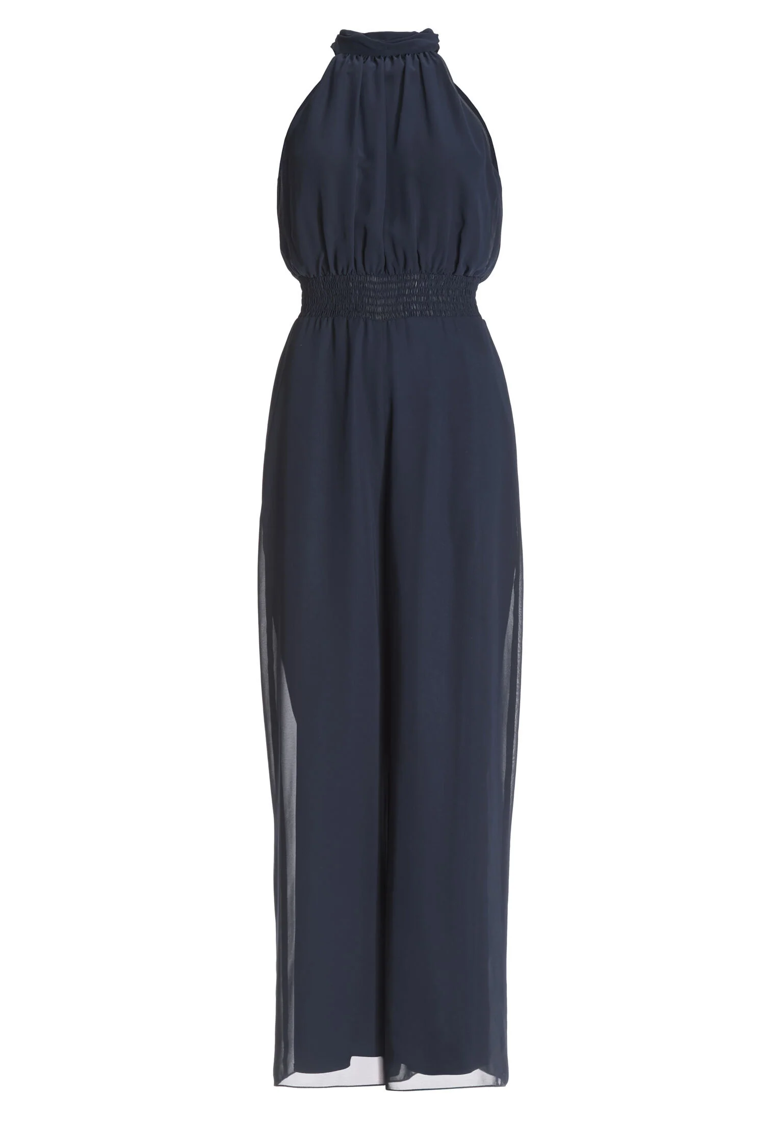 Chiffon Jumpsuit mit Smokbund - Image 6