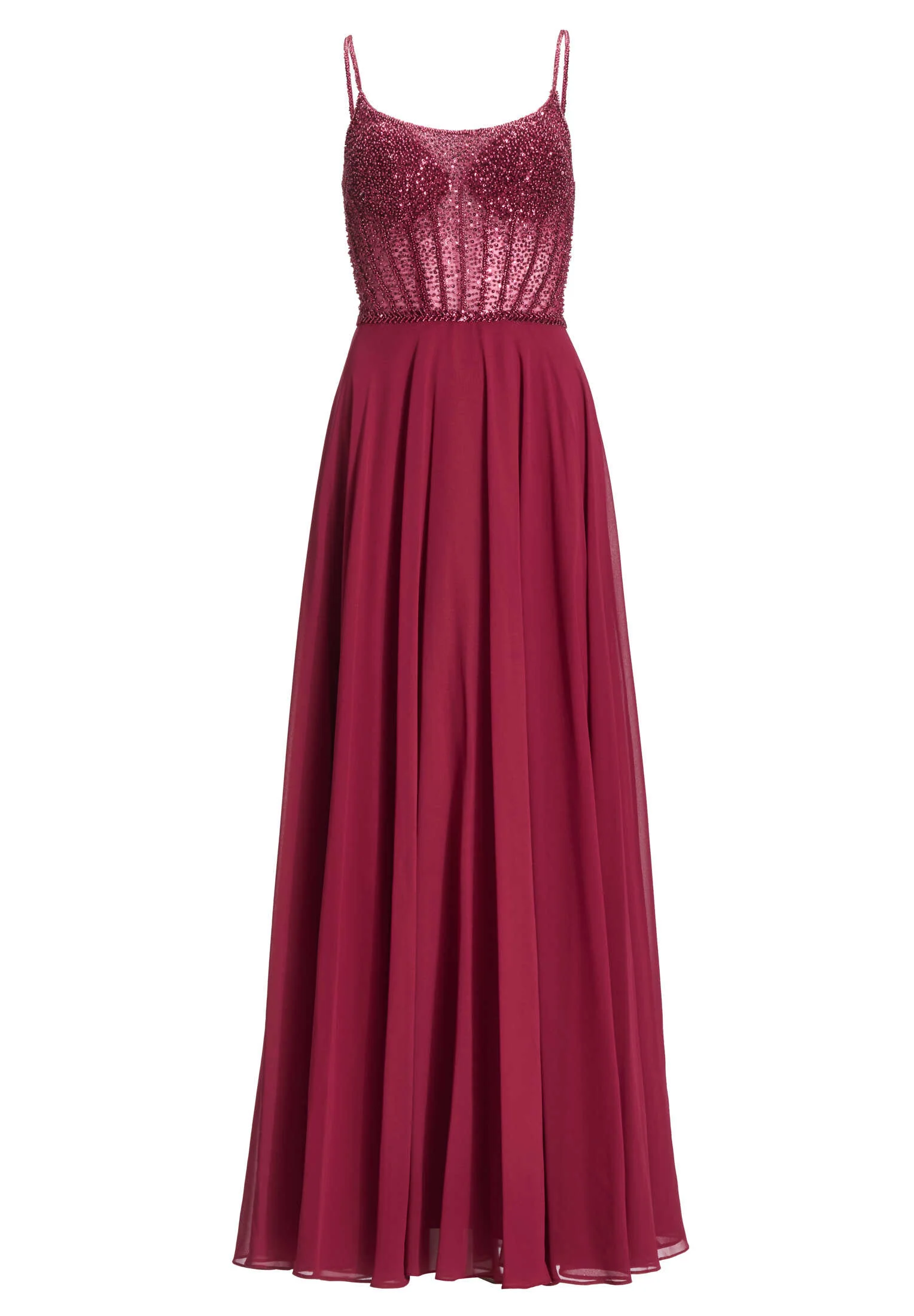 Chiffonkleid mit besticktem Top - Image 18