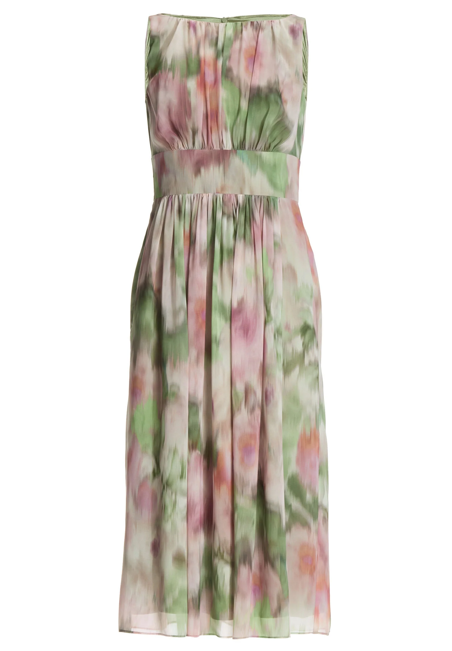 Cocktailkleid aus bedrucktem Chiffon mit Taillenpasse - Image 6