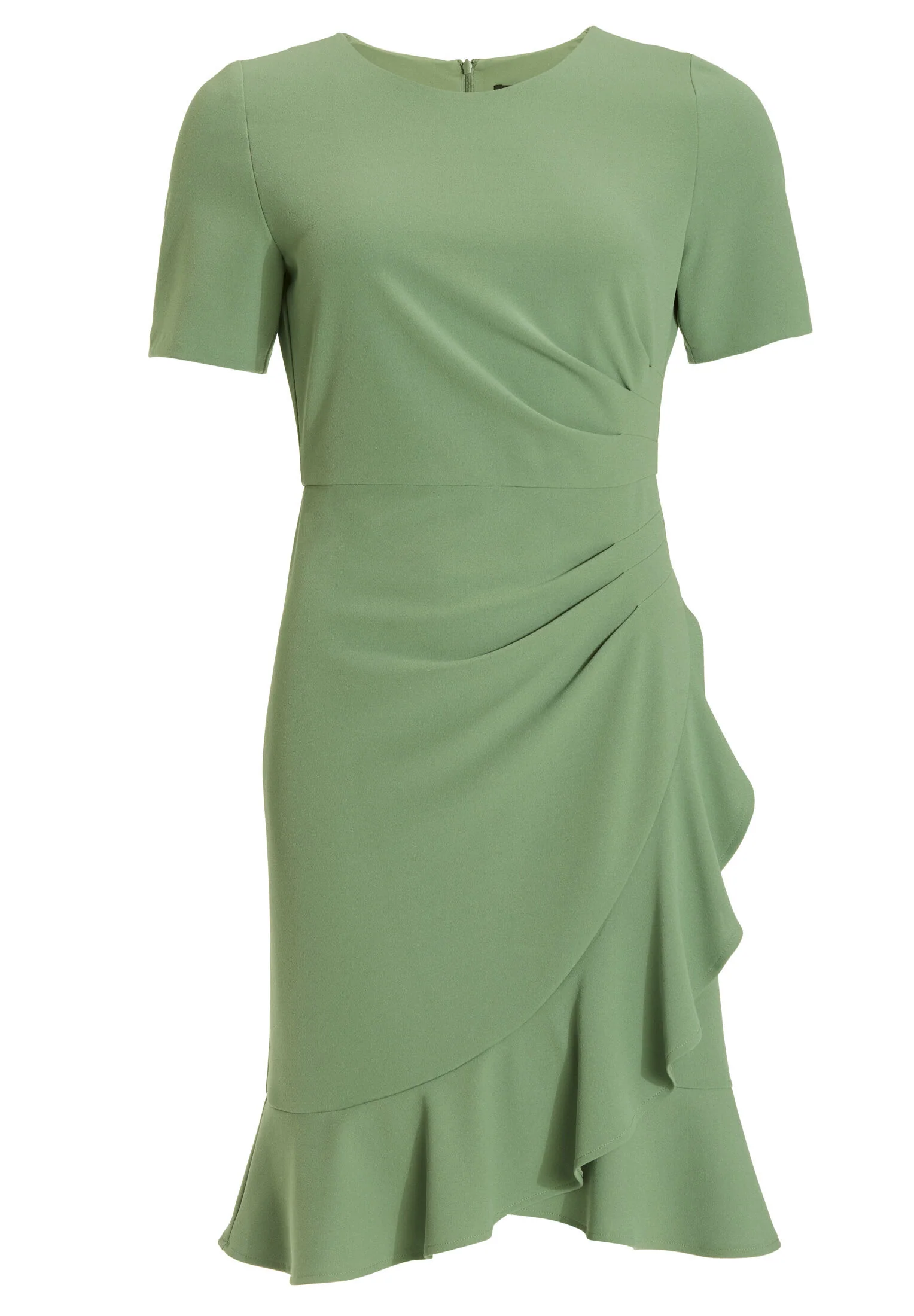 Cocktailkleid aus Crepe Jersey mit Volant am Saum - Image 6