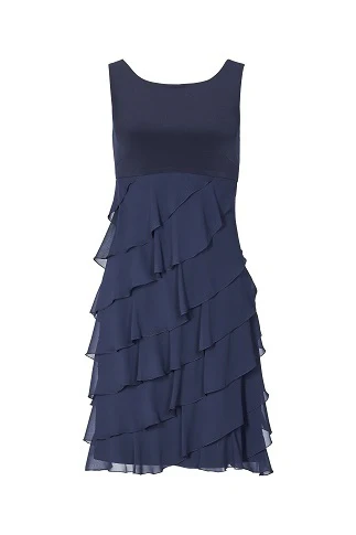 Cocktailkleid aus Materialmix - Image 12