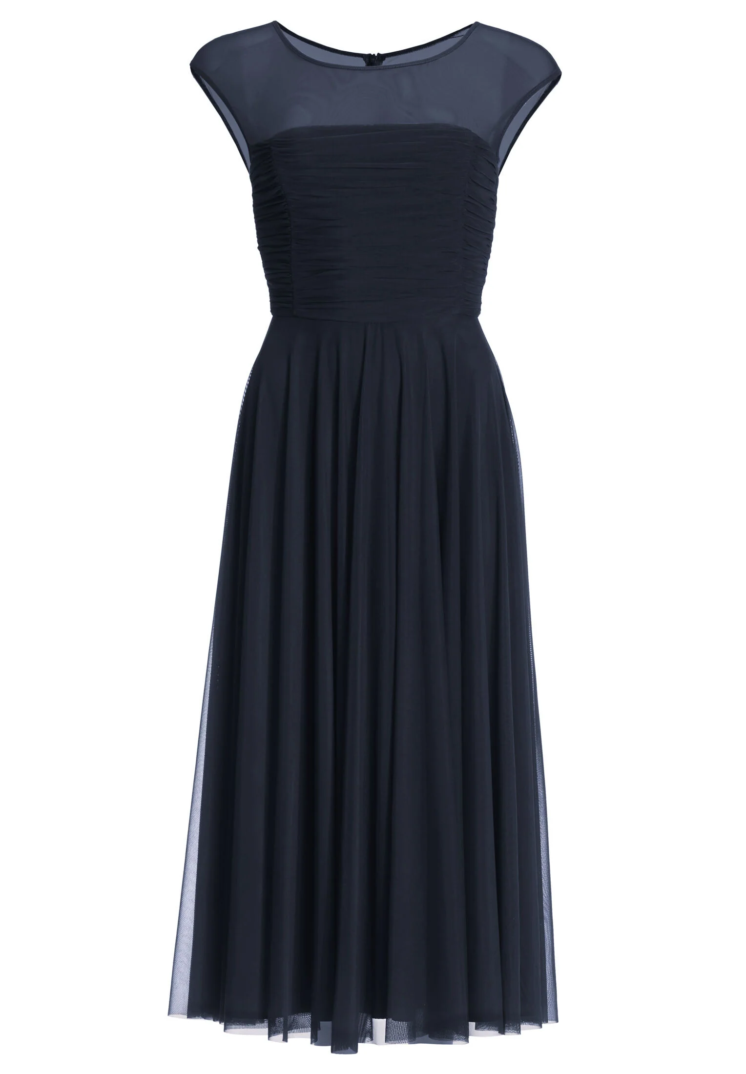 Cocktailkleid aus Mesh mit geraffter Korsage - Image 6