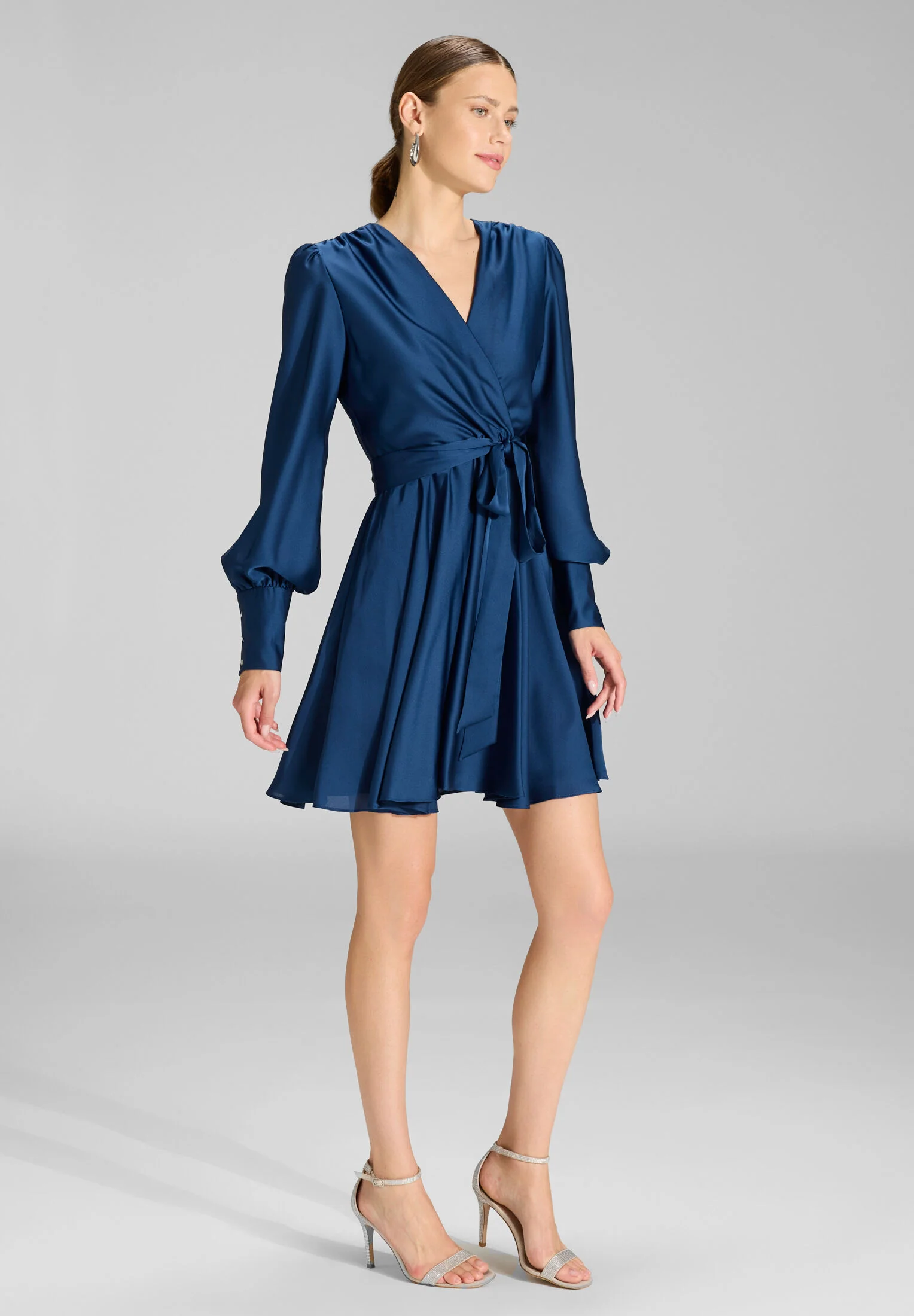 Cocktailkleid aus Satinchiffon - Image 5