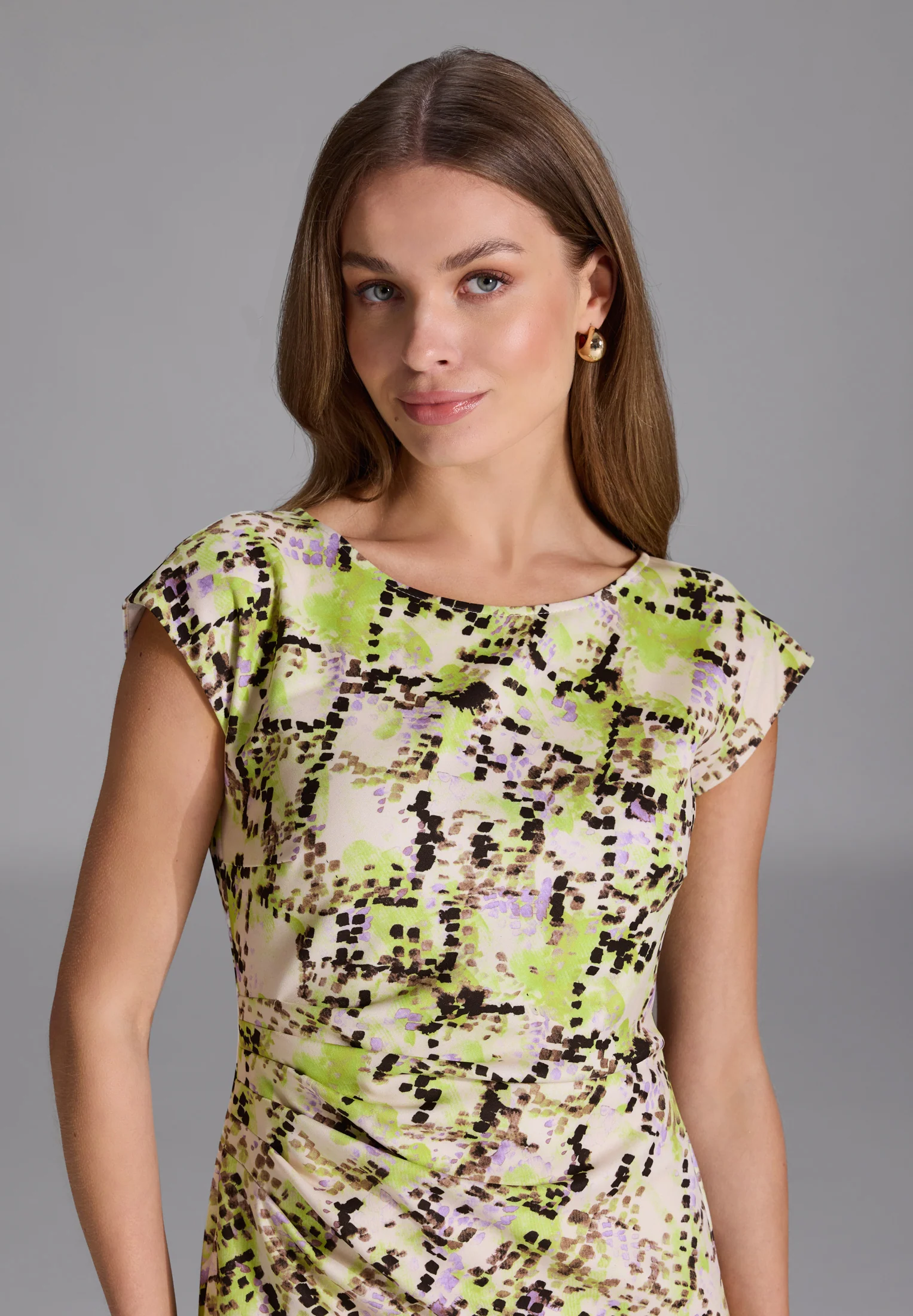 Etui Kleid aus Scuba mit Animal Print - Image 3