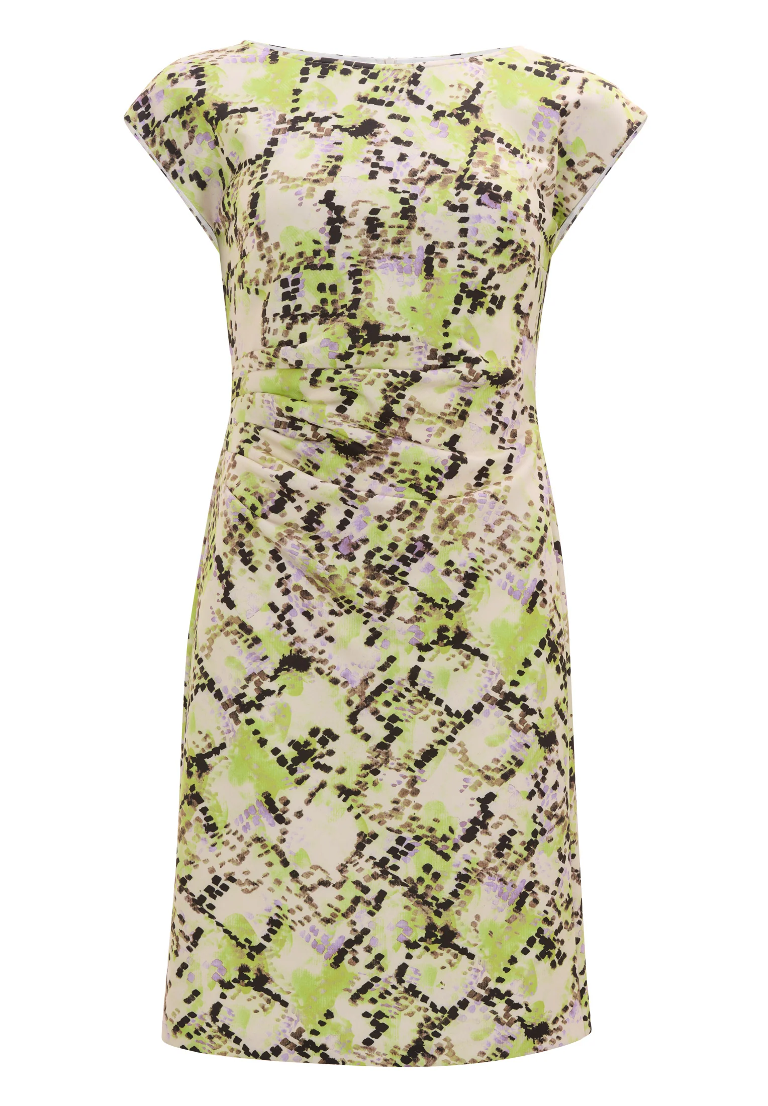 Etui Kleid aus Scuba mit Animal Print - Image 6