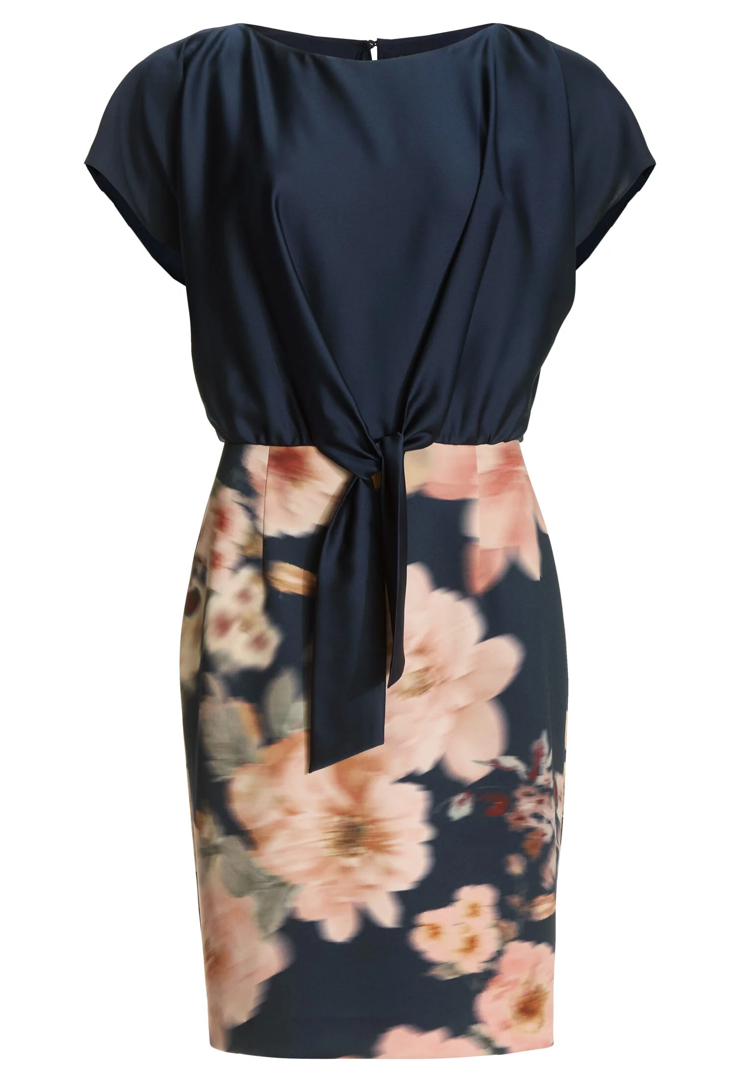 Etuikleid aus floral bedrucktem Scuba und Satin Top - Image 6