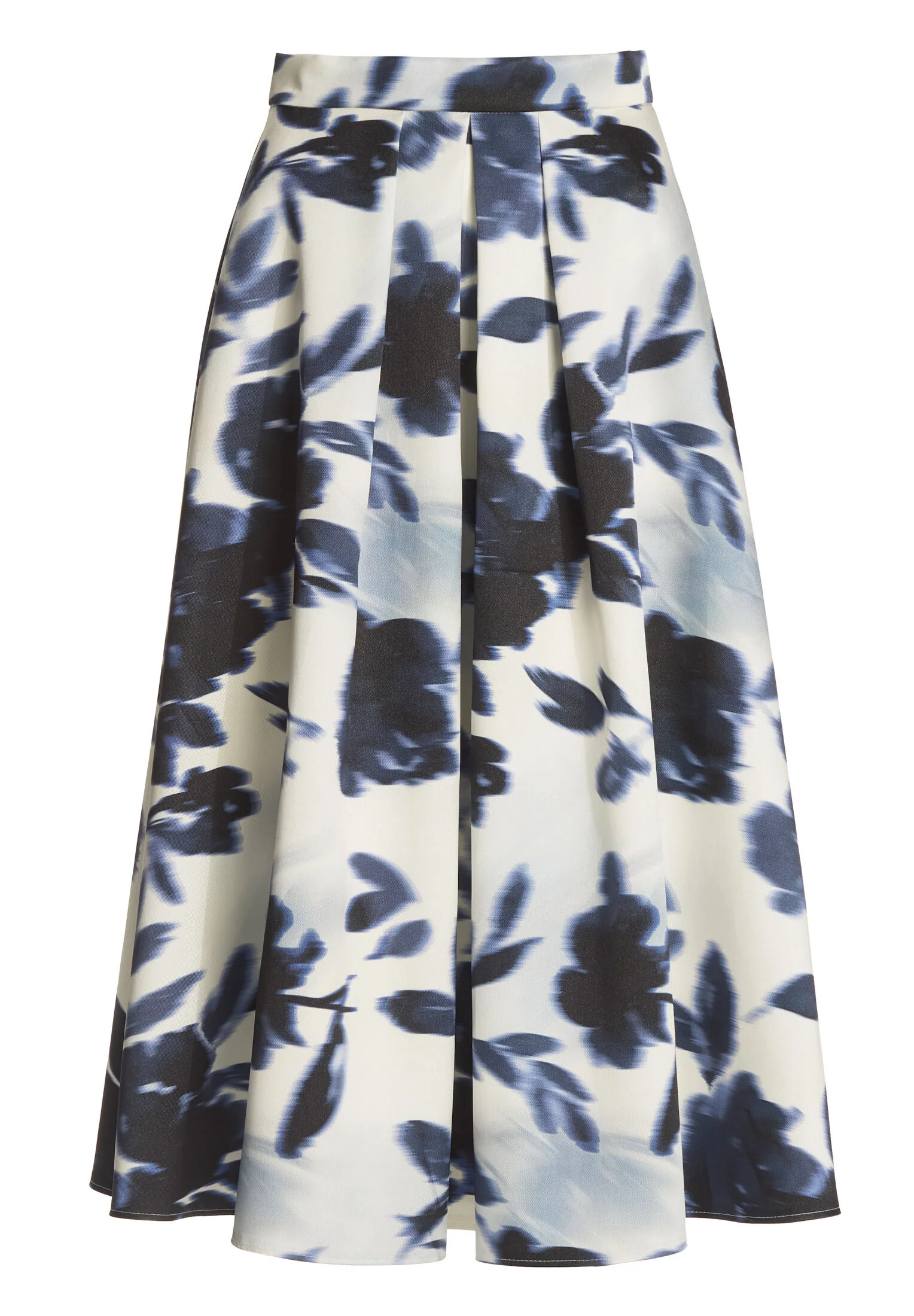 Faltenrock aus bedrucktem Twill - Image 6