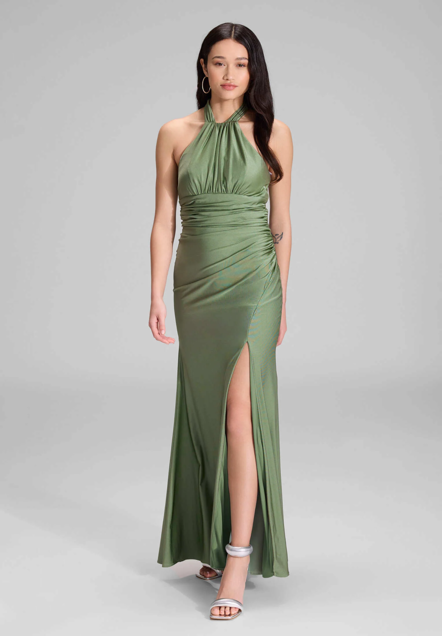 Figurbetontes Neckholder-Kleid aus Jersey - Image 7