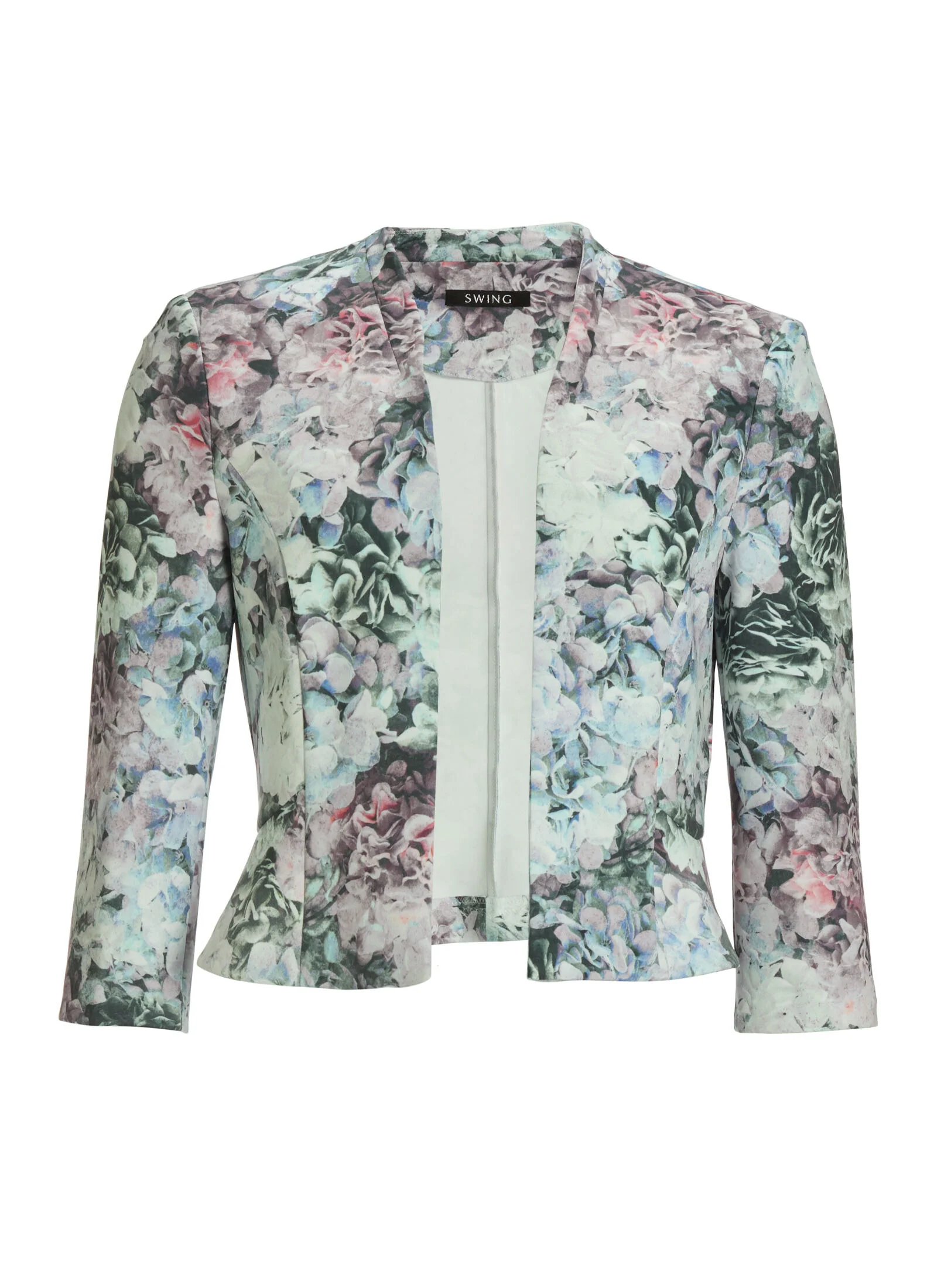 Floral bedruckter Scuba Blazer - Image 6
