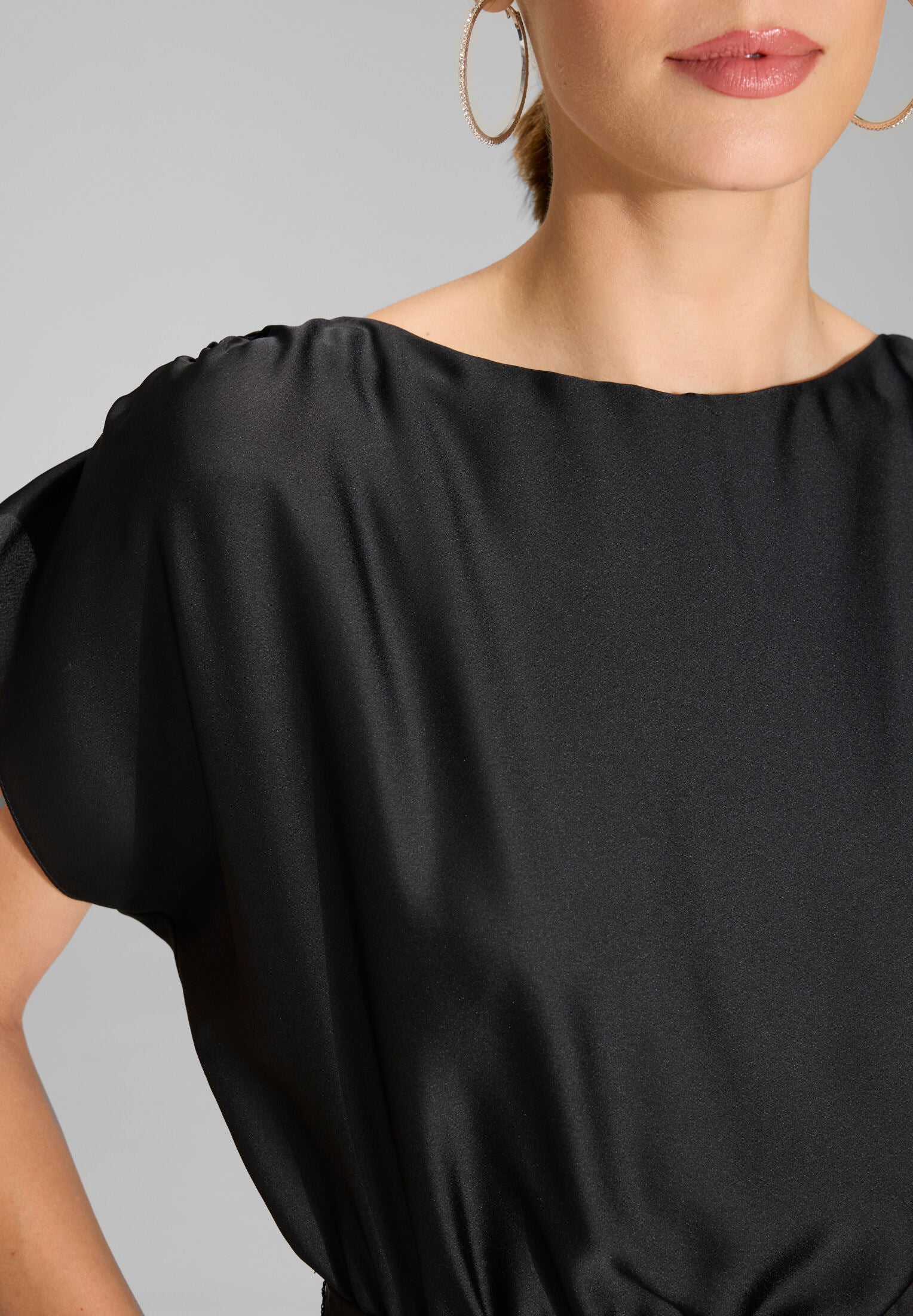 Jumpsuit aus Material-Mix - Image 4