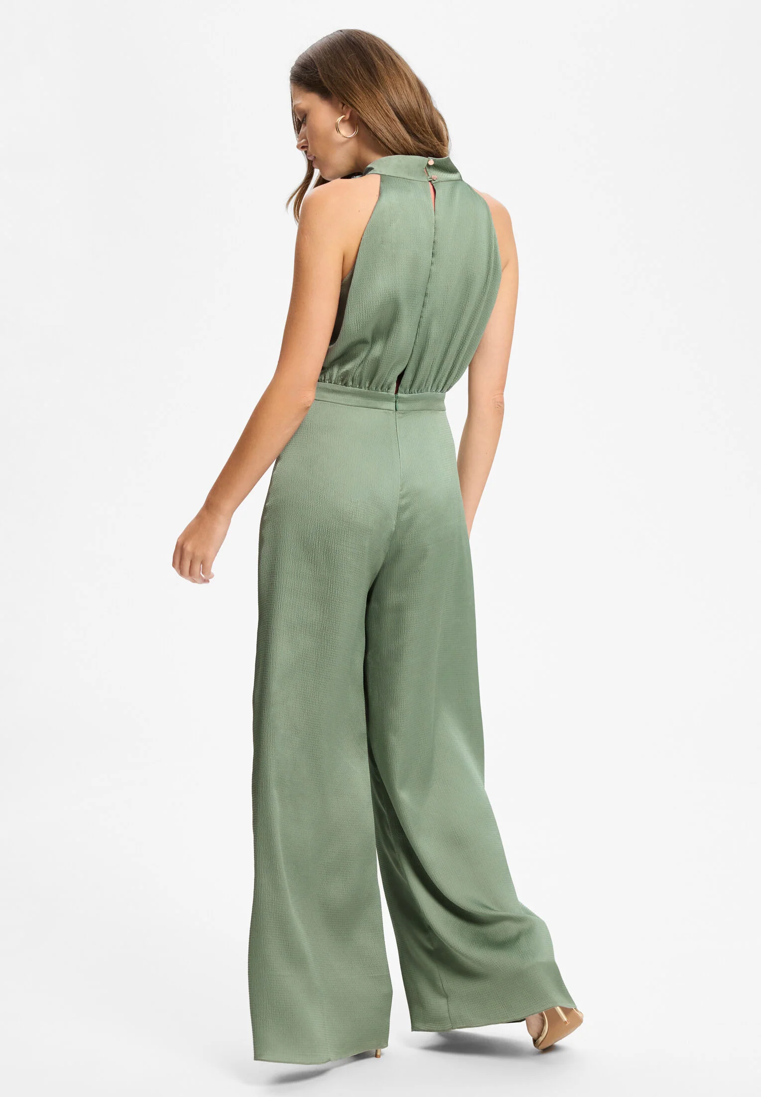 Jumpsuit mit Schluppe aus Satin - Image 38