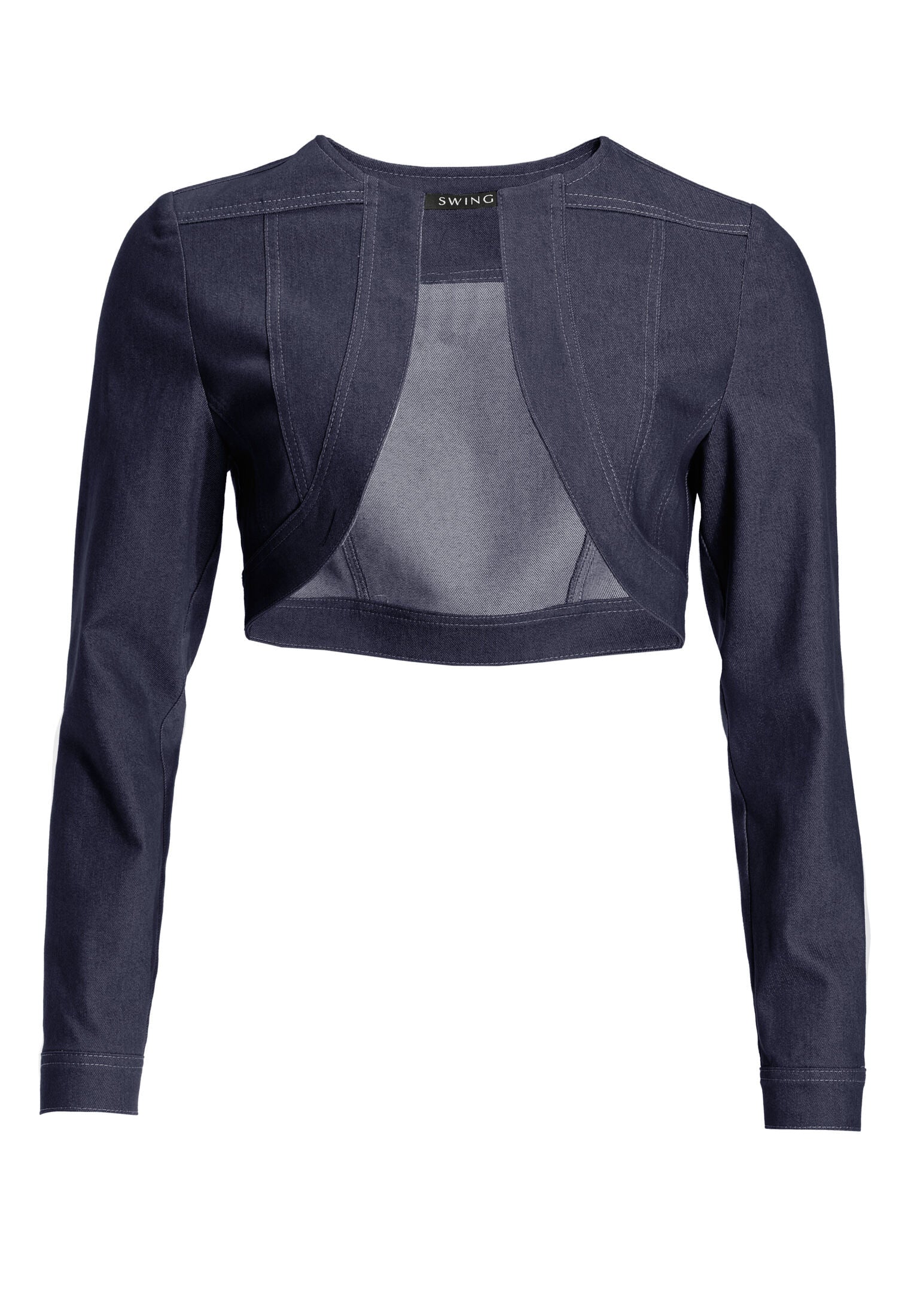 kurze Jeansjacke aus Stretch Denim - Image 6