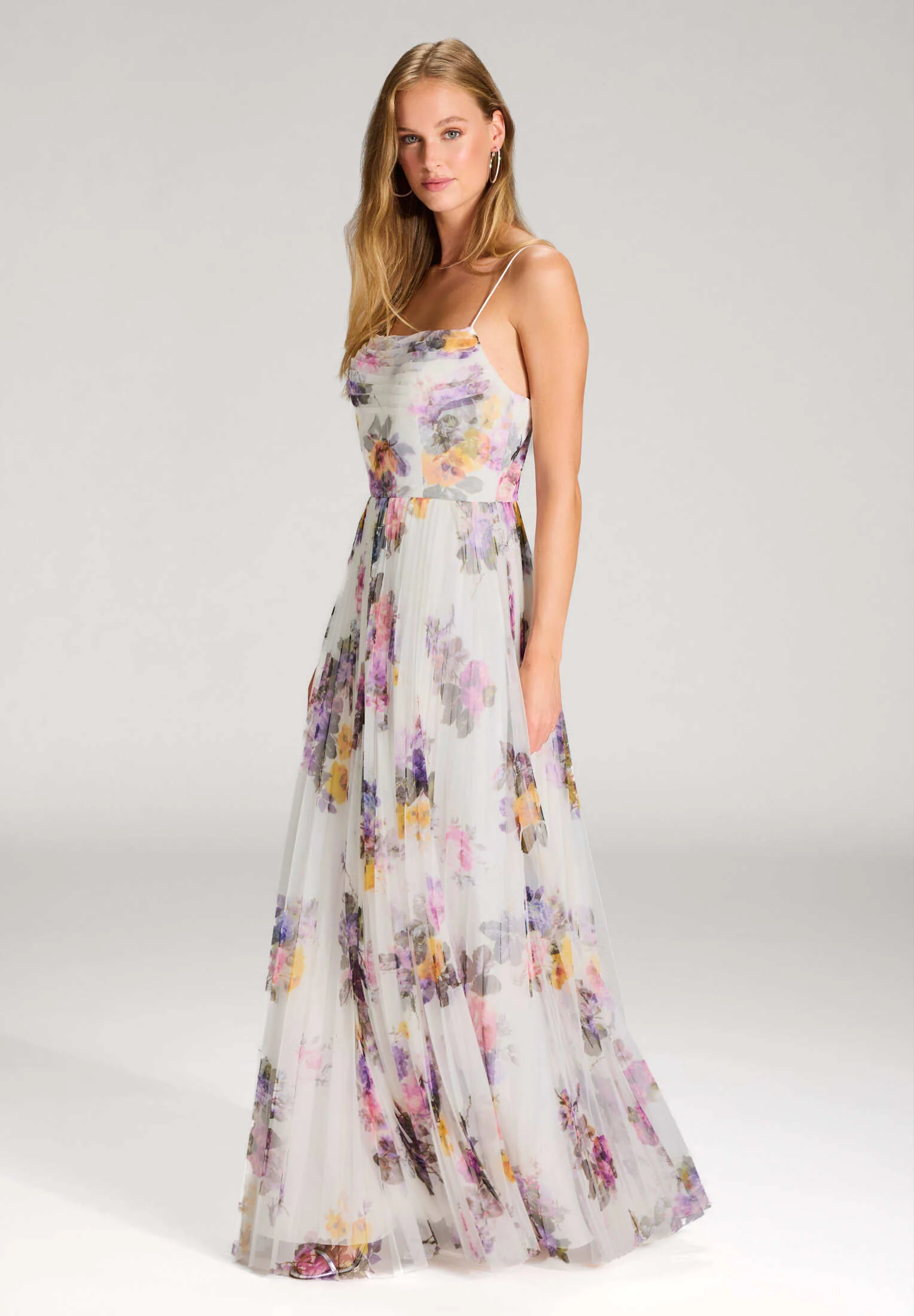 Printkleid mit plissiertem Rock - Image 5