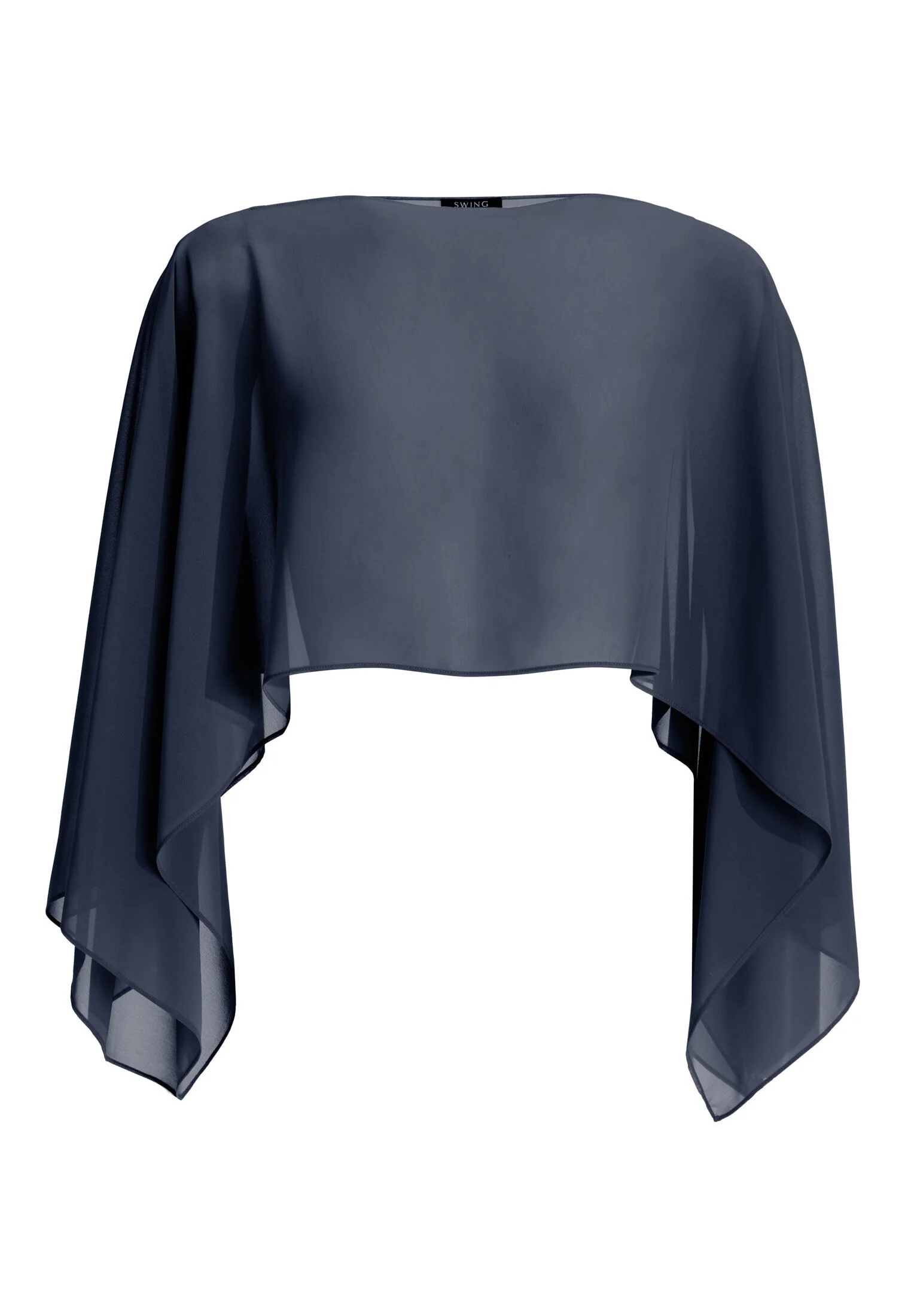 Schlupf-Stola aus Chiffon mit Ärmelschlitzen - Image 6