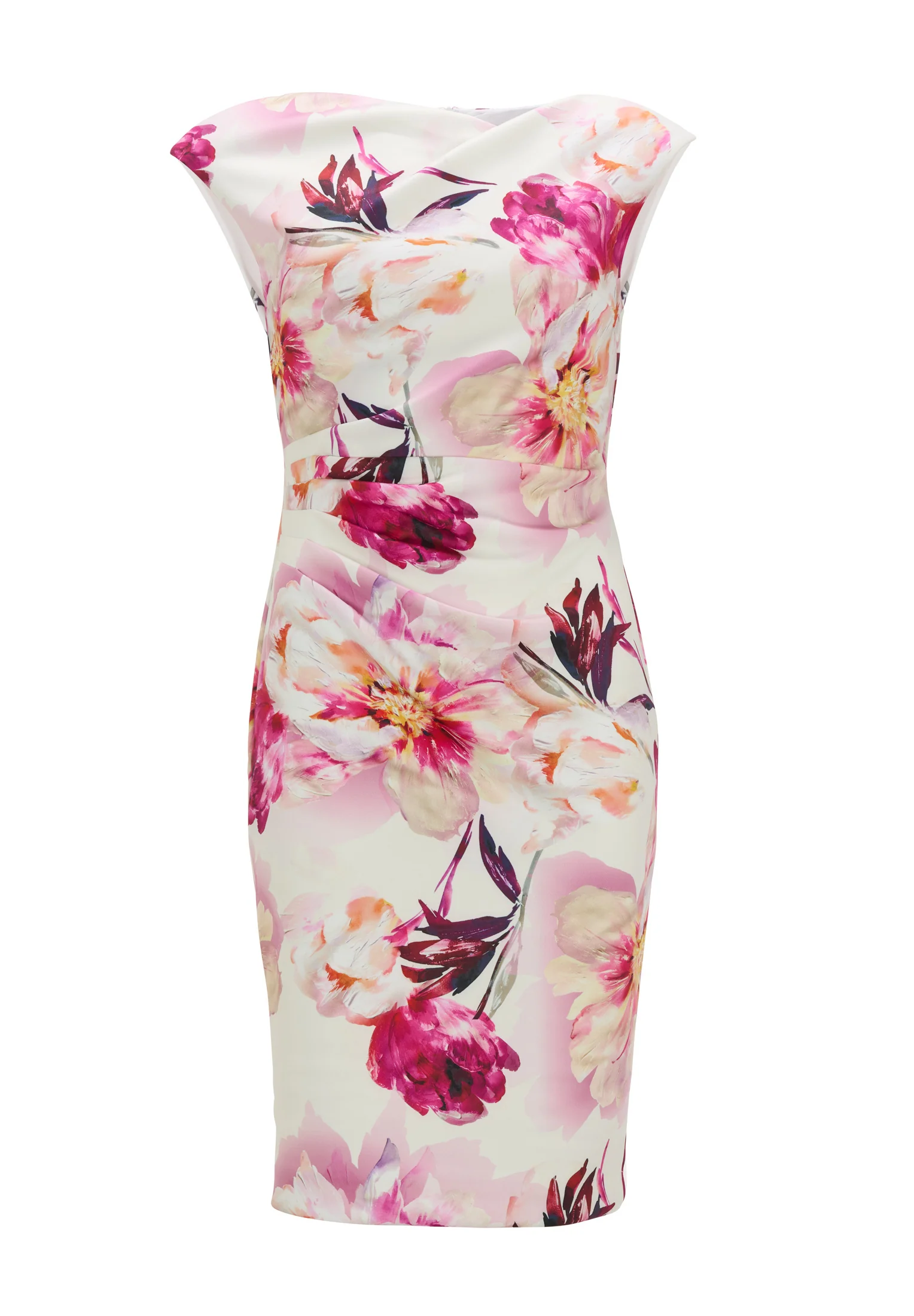 Scuba-Tageskleid mit Drapierung - Image 6