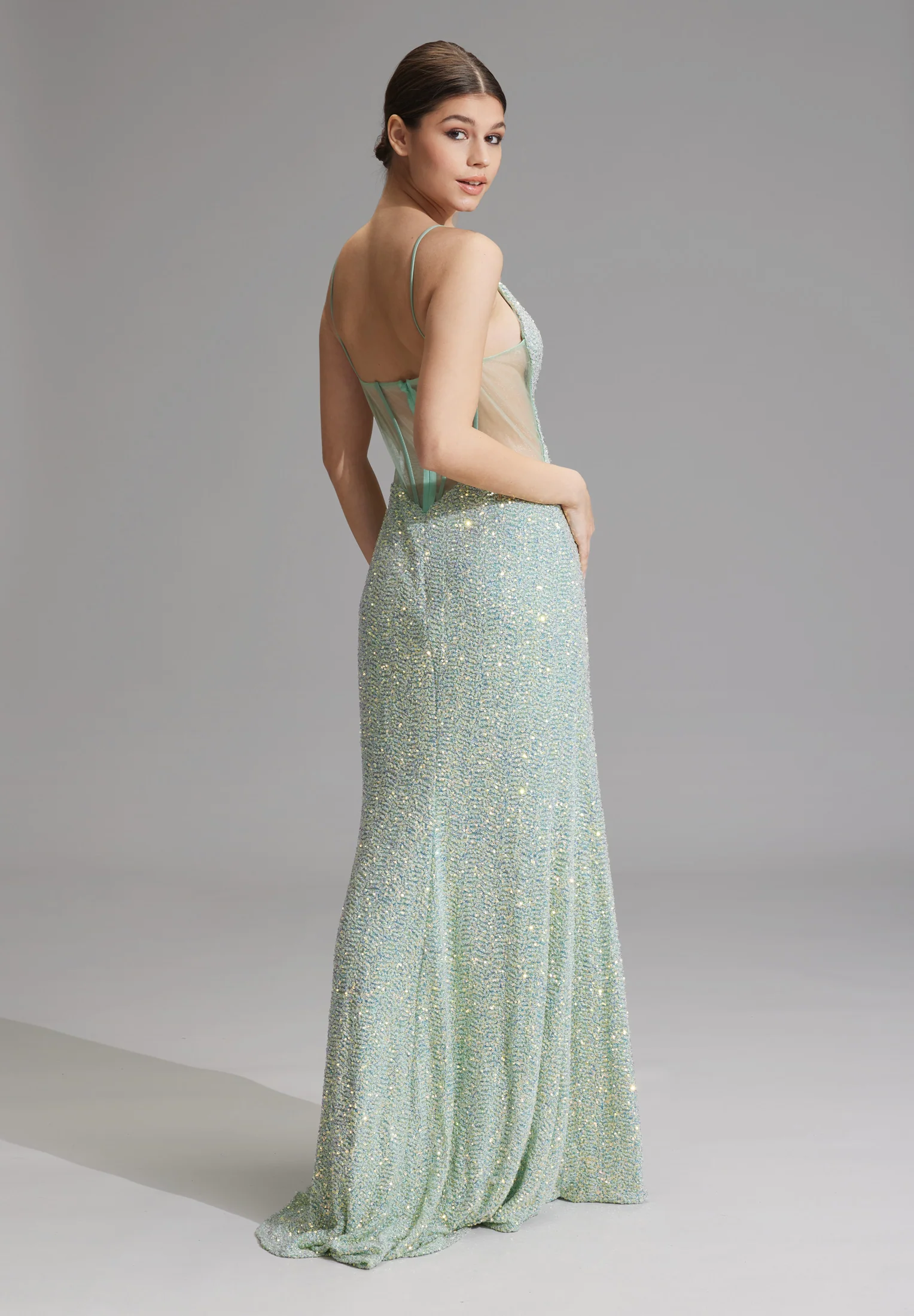 Slipdress mit transparenter Rückenpartie - Image 37