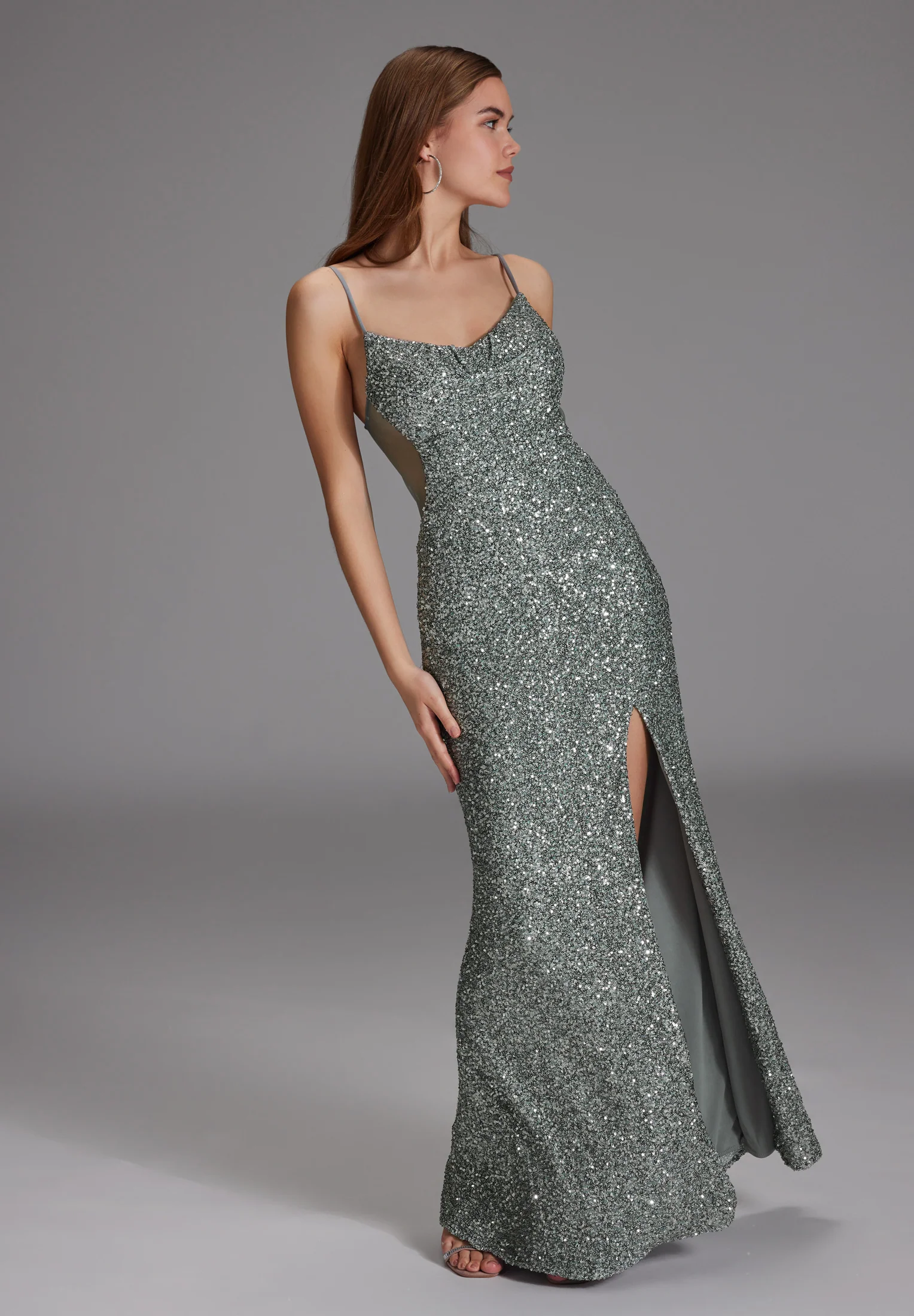 Slipdress mit transparenter Rückenpartie - Image 42