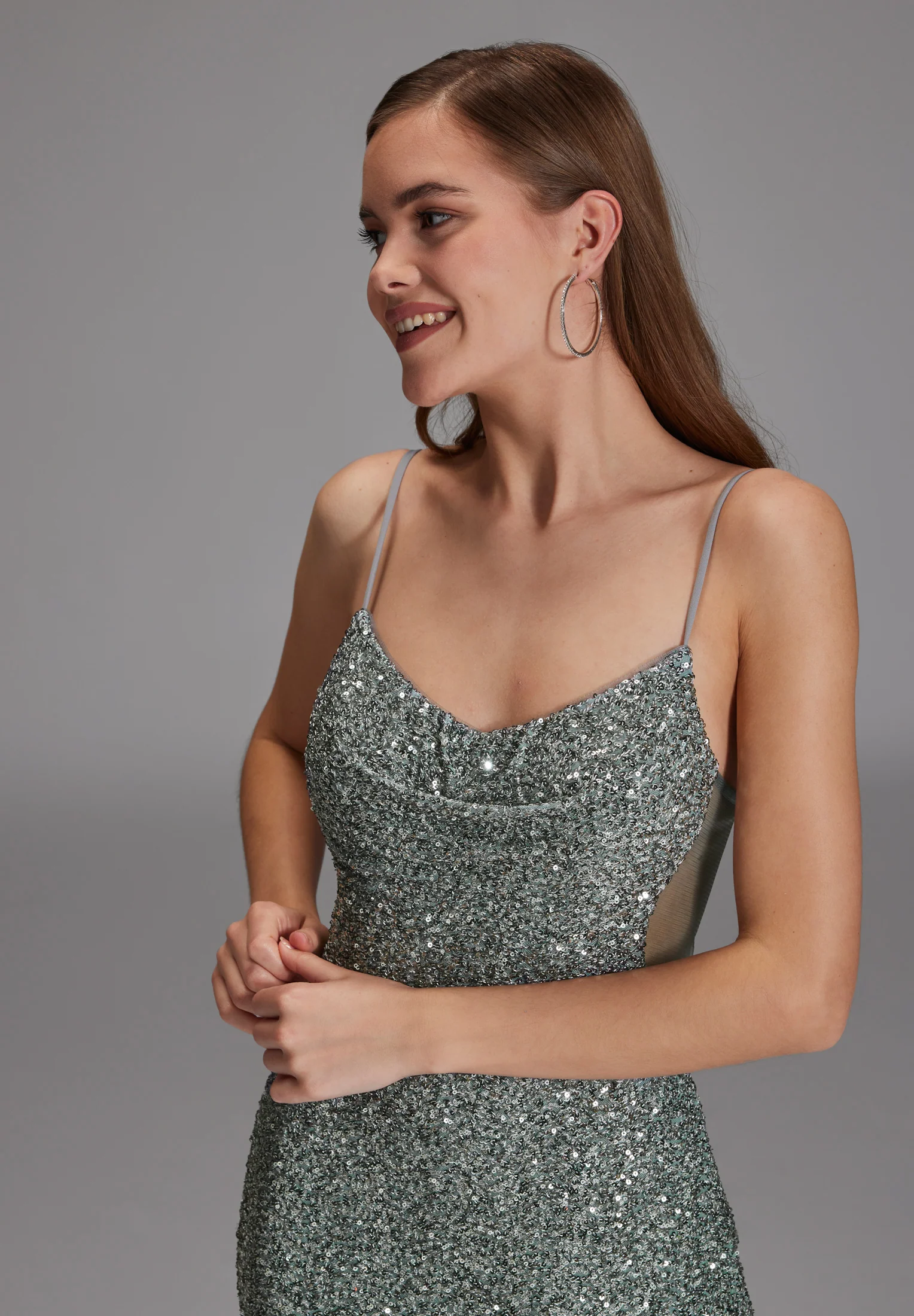 Slipdress mit transparenter Rückenpartie - Image 44