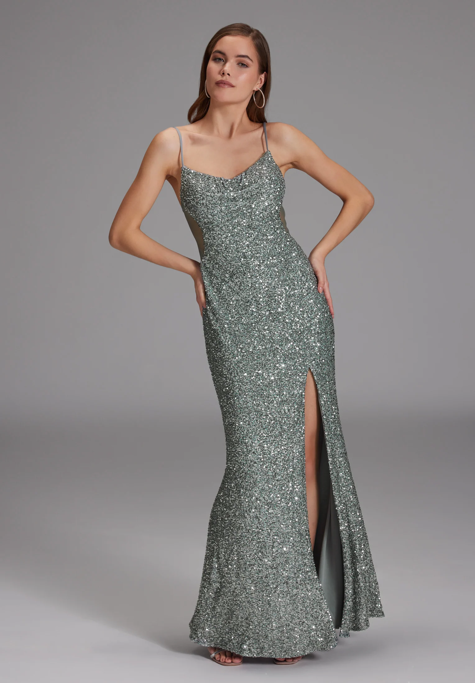 Slipdress mit transparenter Rückenpartie - Image 46