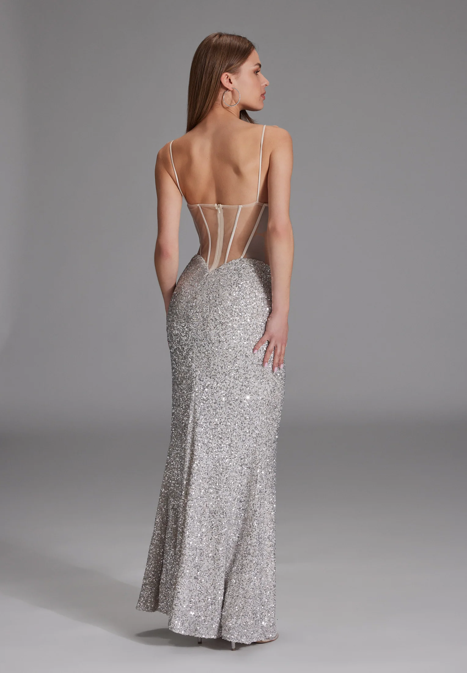 Slipdress mit transparenter Rückenpartie - Image 49