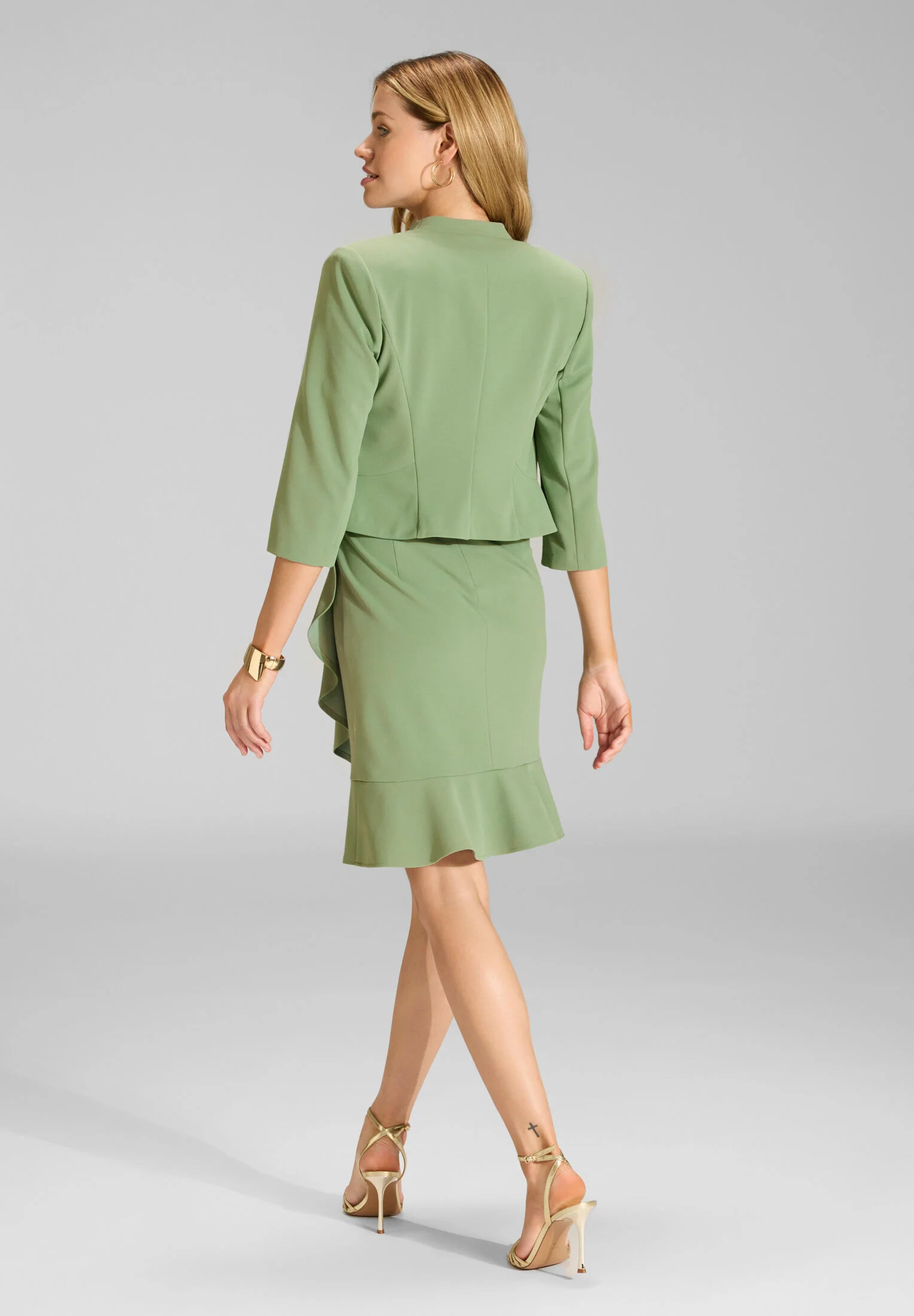 Taillierte Jacke aus Jersey Crêpe - Image 20