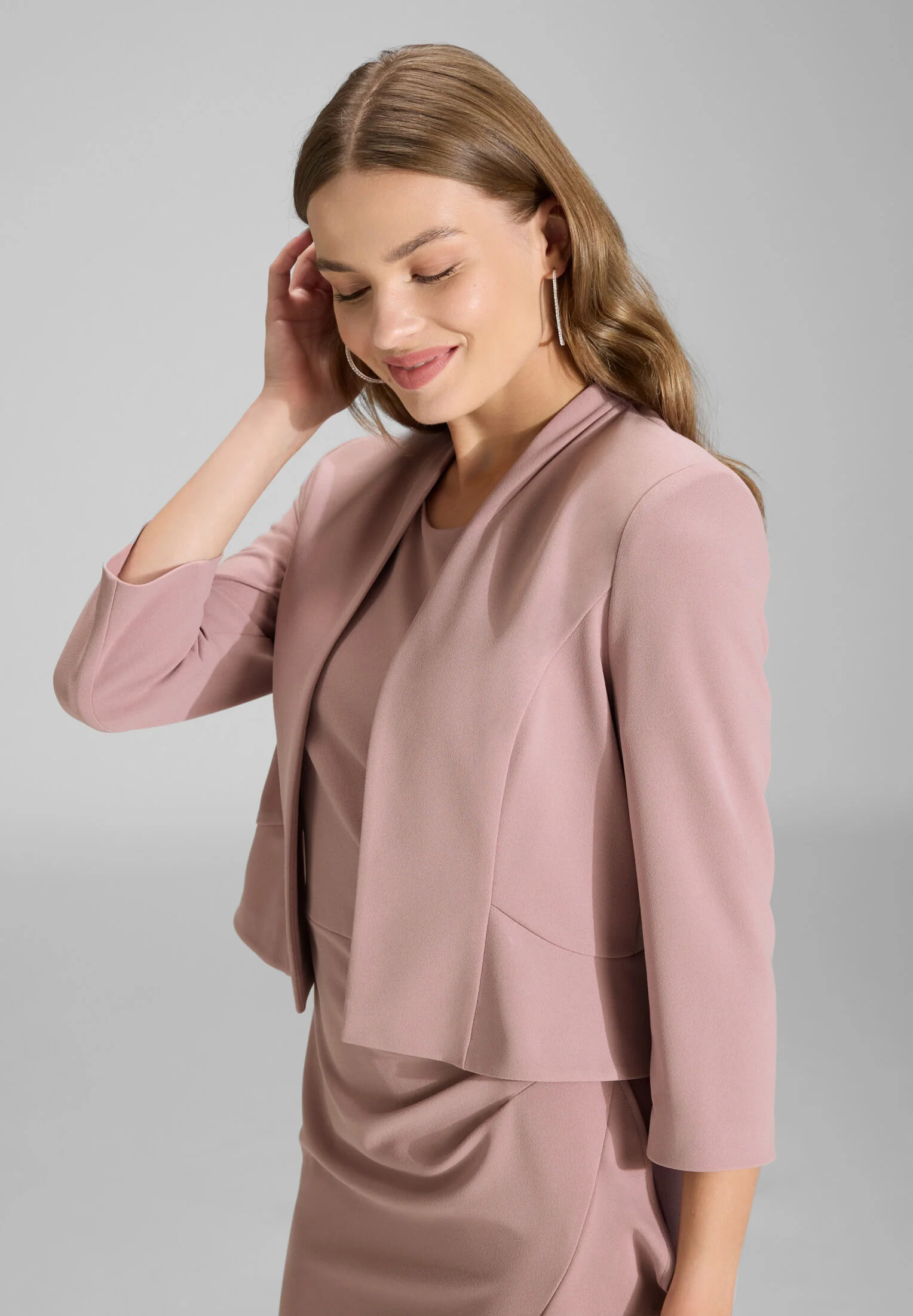 Taillierte Jacke aus Jersey Crêpe - Image 27