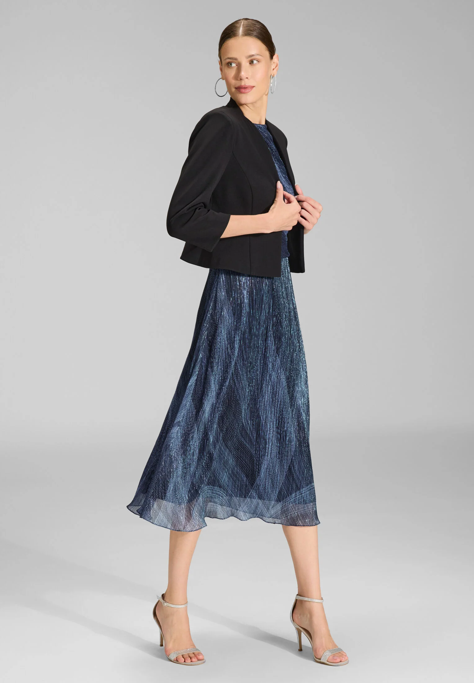 Taillierte Jacke aus Jersey Crêpe - Image 5