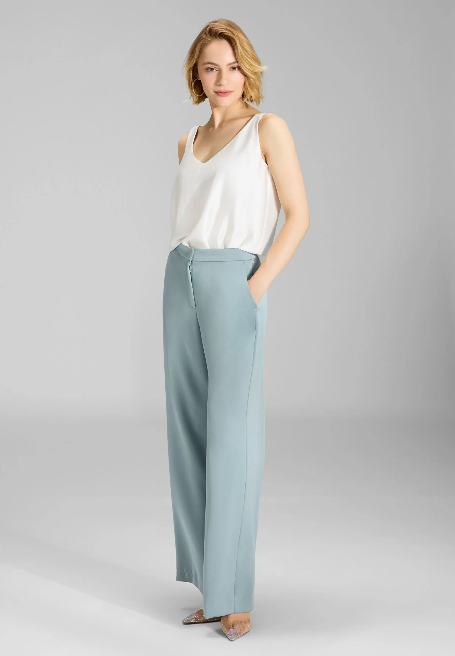 Top aus Satinchiffon - Image 5